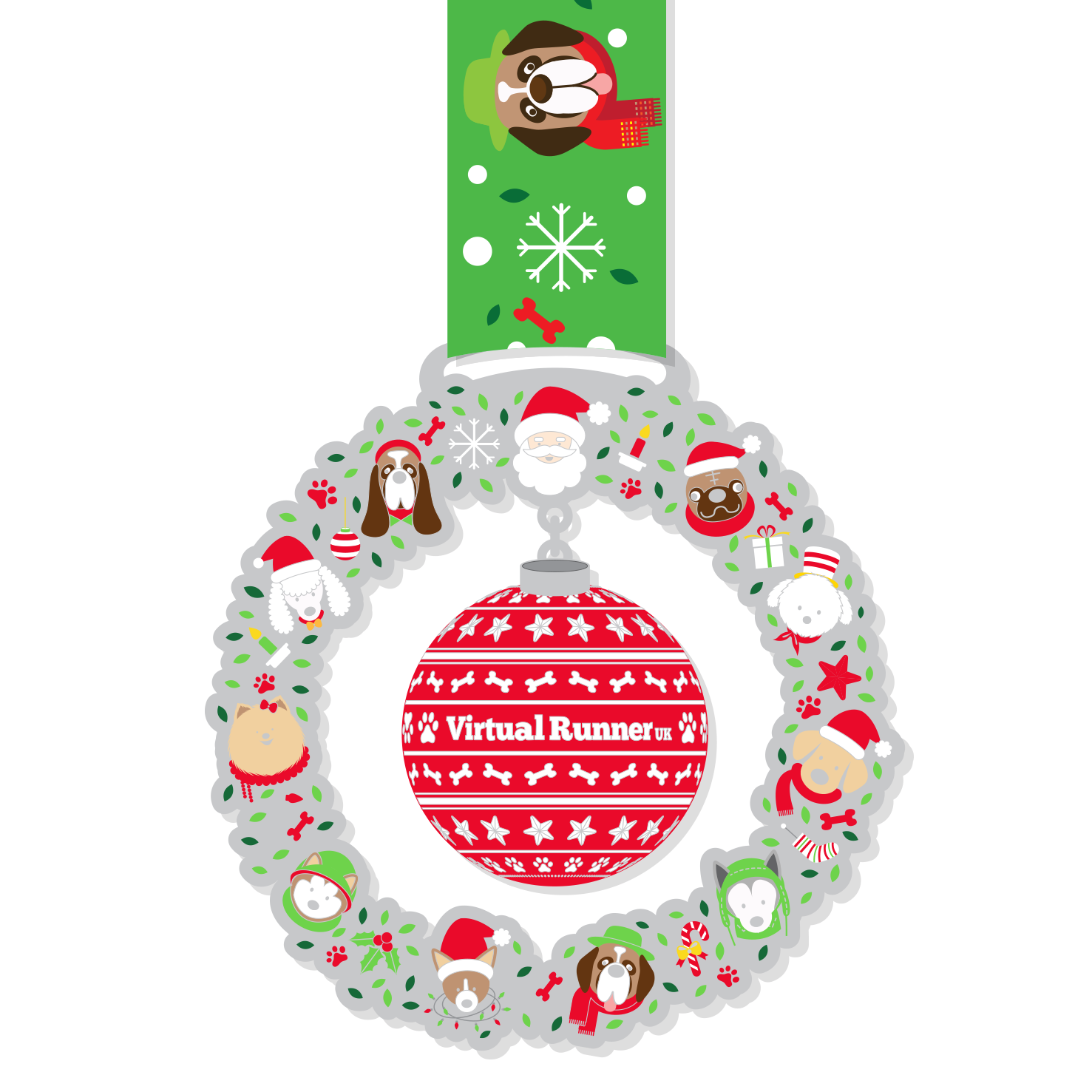 Festive Dog Jog 2018 Virtual Runner