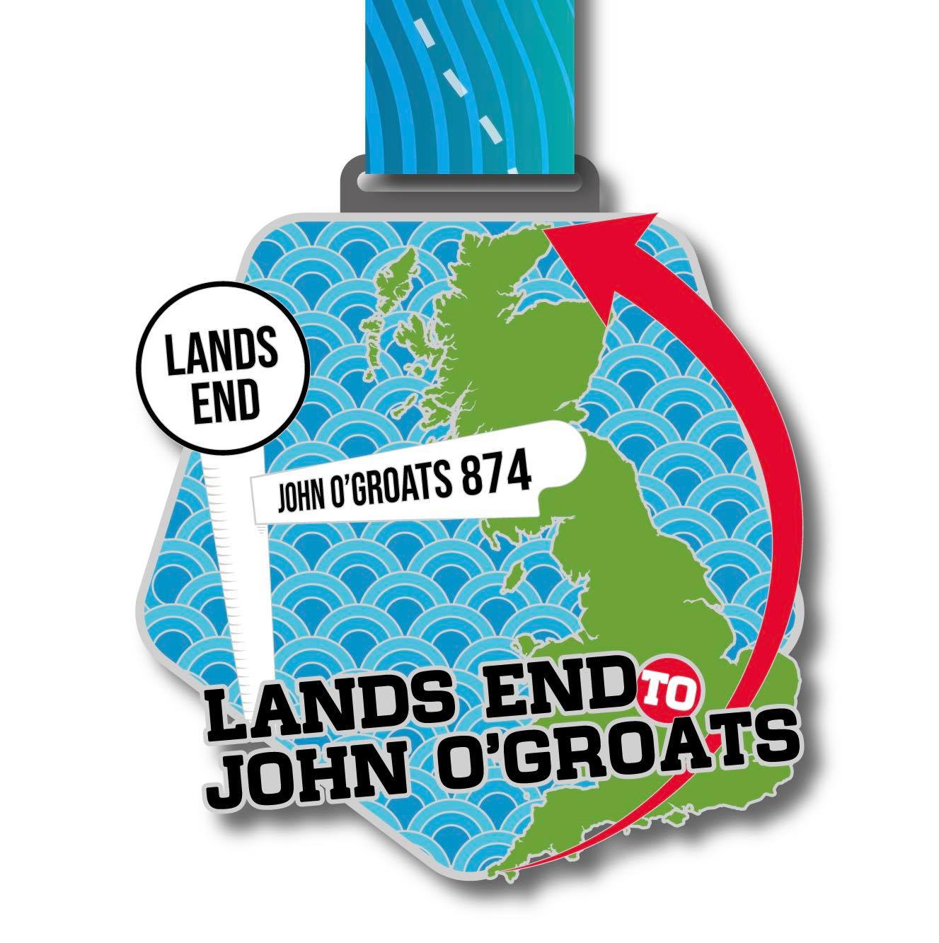 Lands End to John O'Groats Challenge 2021 Virtual Runner