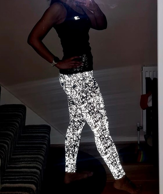 Strengthen and Lengthen Reflective Dot Active Leggings